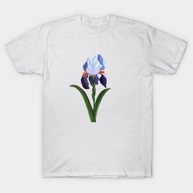 Iris flower T-Shirt by Nastya Li